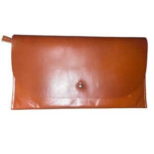 Brown long wallet
